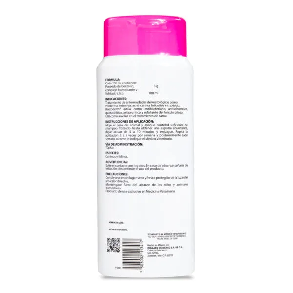 Bactoderm® Shampoo de Holland - Imagen 3