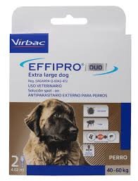 EFFIPRO DUO EXLARGE DOG 40-60 KG C/2 VIRBAC PQ