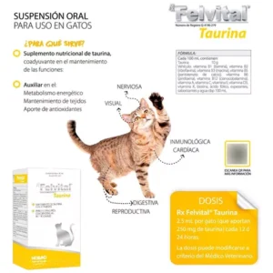 RX FELVITAL TAURINA 80 ML HOLLAND